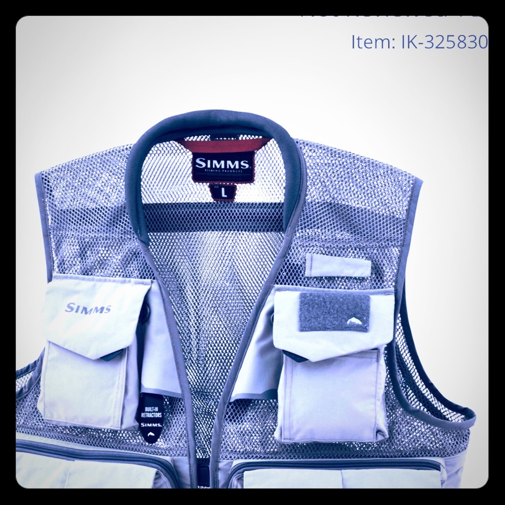 Spring 2019 Simms Fishing Vest Large